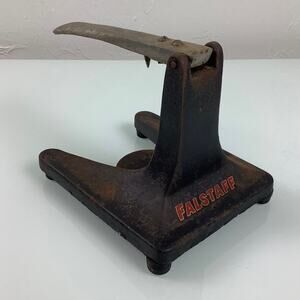 Vintage Falstaff Cast Iron Beer Counter top Manual Can opener